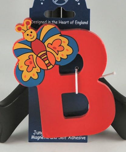 The Toy Workshop Alphabet Initial Magnetic Letter Name B Butterfly