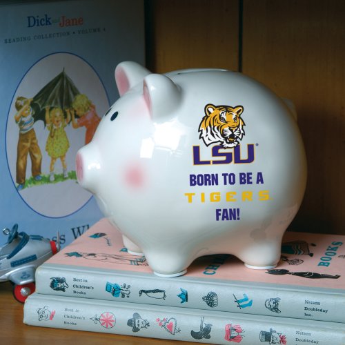 LSU Born to be a Fan Piggy Bank