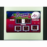 Atlanta Braves Scoreboard Desk Clock