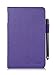 Fire HD 6 2014 Case, roocase Dual View Fire HD 6 Folio Case Cover with Stand [Supports Auto Sleep/Wake Feature] for Amazon Fire HD 6 2014, Purple