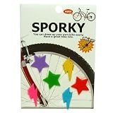 【SPORKY】自転車デコパーツ《STAR＆THUNDER/スター＆サンダー》☆バイシクルアクセサリー通販☆