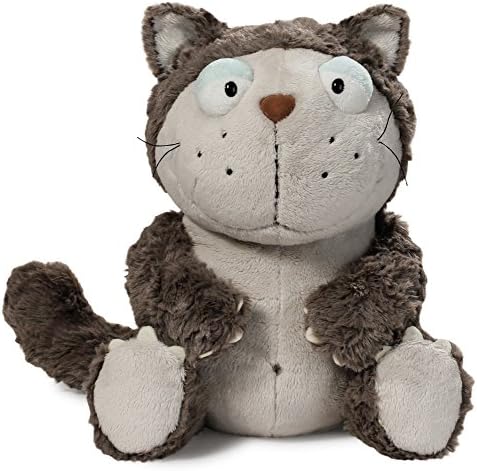 Nici Cat "Lazy" 45 cm, grey, plush, dangling