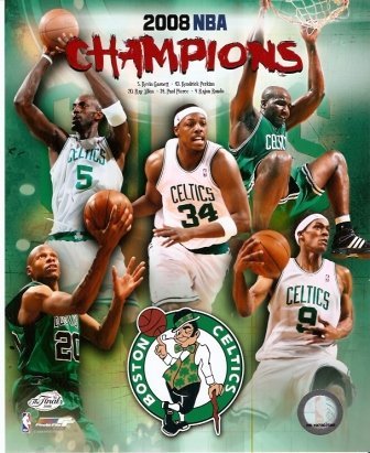 Boston Celtics 2008 NBA Champions 8x10 Photo
