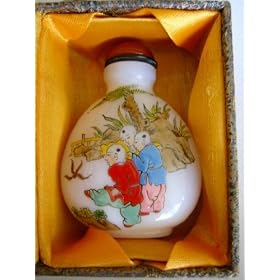 Chinese Enamel Glass Snuff Bottle : Promotion