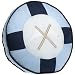 Sailing 15-inch by 15-inch Round Decorative Pillow