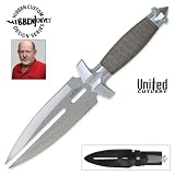 United Cutlery GH0453 Gil Hibben Silver Double Shadow Knife with Sheath