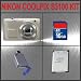 Nikon Coolpix S3100 Digital Camera (Silver) + Huge Accessories Package Including 16GB SDHC Memory Card + EN-EL19 Extra Replacement Li-ion Battery Pack + Hi-Speed SD Card Reader + Kit