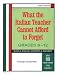 Books : What The Italian Teacher Cannot Afford To Forget