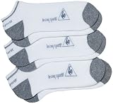 Le Coq Sportif Mens Three Pack Slipper Sock White