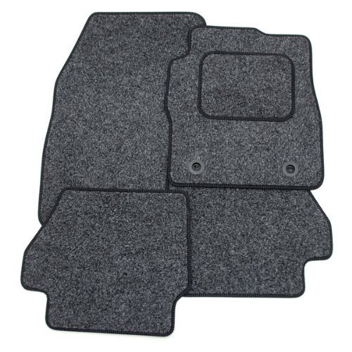 Deals For Custom Fit Tailor Made Anthracite Carpet Car Mats with Black