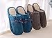 VTURE Men's and Women's New Stripe Corduroy Anti-slip House Slippers