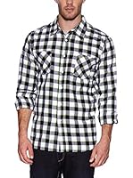 Urban Classics Camisa Hombre (Verde Oscuro)