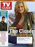 TV Guide June 12, 2006 Kyra Sedgwick/The Closer, Elliott Yamin/American Idol, History of Superman, Entourage, 24, CSI Finale Uproar