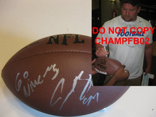 JUSTIN SMITH,SAN FRANCISCO 49ERS,MISSOURI,BENGALS,SIGNED,AUTOGRAPHED,NFL FOOTBALL,WITH PROOF + COA