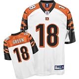 Reebok Cincinnati Bengals A.J. Green Replica White Jersey XX Large
