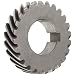 Boston Gear H2424R Plain Helical Gear, 45 Degree Helix, 14.5 Degree Pressure Angle, 0.500 Bore, 24 Pitch, 24 Teeth, Steel, RH