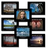 Constant Character Educational Laminated Poster Series. Guidance Motivational Art Prints