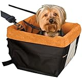 Kurgo Skybox Dog Booster Seat, Black/Orange