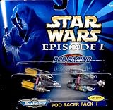 Star Wars Micro Machines Episode 1 Pod Racer Pack I - Anakin Skywalker and Ratts Tyerell's Pod Racers