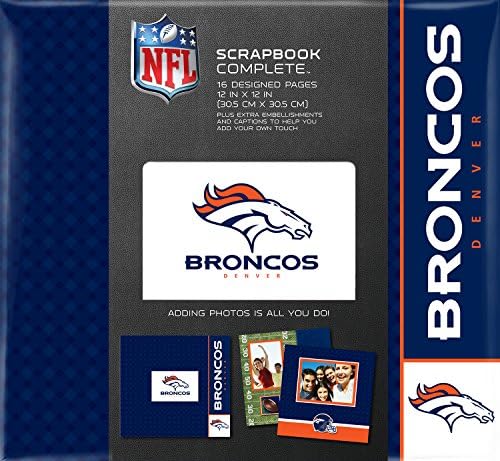 CR Gibson Tapestry Complete Scrapbook Kit, Denver Broncos