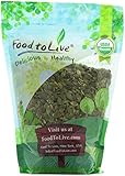 Food To Live &reg; Organic Pepitas / Pumpkin Seeds (Raw, No Shell) (2 Pounds)