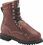 Carolina Men's 519 8in. Steel Toe - Broad Toe, Metatarsal Guard Brown Size 6.5 D