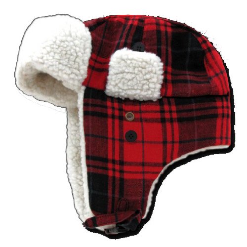 DKY Designed Winter Bomber Faux Fur Trooper Aviator Hat Cap - (5 Different Colors)