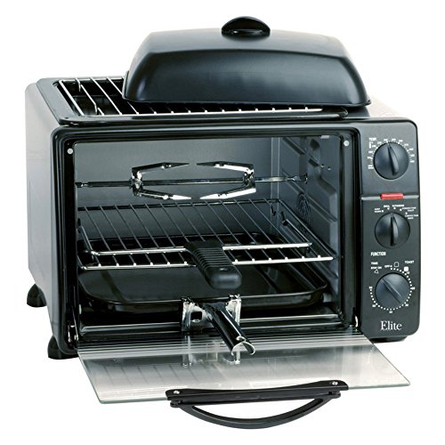 Elite ERO2008N Toaster Oven Broiler with Rotisserie