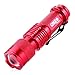 Enjoydeal Mini 1200LM CREE Q5 LED Zoomable 3 Modes Flashlight Hiking Torch Lamp Red
