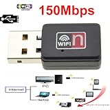 Ideal 150Mbps USB 2.0 WiFi Wireless LAN Network 802.11 n/g/b Adapter w/ Antenna