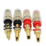 スピーカー ターミナル 端子 バナナプラグ 対応 絶縁カバー付き 選べる セット (SP-BOX用 8個) 根元純