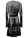 Calvin Klein Women's Long Sleeve Striped Sweater Dress