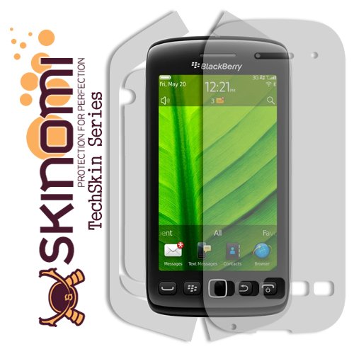 Skinomi TechSkin - Invisible Skin Protector Shield Full Body for BlackBerry Torch 9850