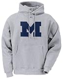 Nike Michigan Wolverines Ash Classic Logo Hoody Sweatshirt