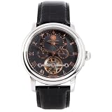 Constantin Durmont Herren-Armbanduhr XL Rodeo Analog Automatik Leder CD-RODE-AT-LT-STST-BK