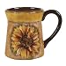 Clay Art Tuscan Sunflower Mug, Set of 4