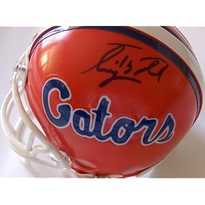 Buy Tim Tebow and Riley Cooper autographed Florida Gators mini helmet