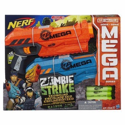 Nerf Zombie Strike Z.E.D. Squad Magnus N-Strike Mega Series 2 Pack exclusive