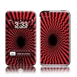 Twisted Red Design Apple iPod Touch 2G (2nd Gen) / 3G (3rd Gen) Protector Skin Decal Sticker