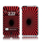 Twisted Red Design iPod touch Protector Skin Decal Sticker