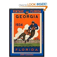 Florida Gators 2009 Vintage Football Program Calendar