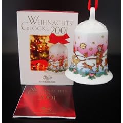 Hutschenreuther Weihnachtsglocke 2001 Porzellan Neu OVP