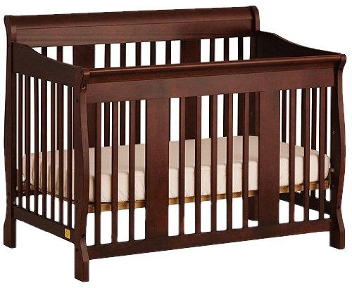 Stork Craft Tuscany 4-in-1 Stages Crib, Cherry