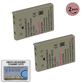 2 PACKS - HIGH Power EN-EL5 replacement Battery for your Nikon Coolpix P90 - Free DB Roth Micro Fiber cleaning cloth included