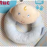 Tuc Tuc Blue Boy. Round Soft Baby Rattle and Teething Toy. Baby Tuc Tuc Collection.