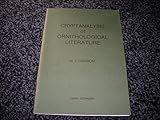 Cryptanalysis of ornithological literature