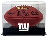 New York Giants Black Base Football Logo Display Case
