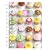 Go Stationery A5 2009 Diary week to view Cupcakes