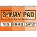 Knock Knock 3-Way Pad, One/Two/Three (Pack of 4)