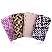 Fancy Square Silver Flat Clutch Opera Wallet In Several Colors